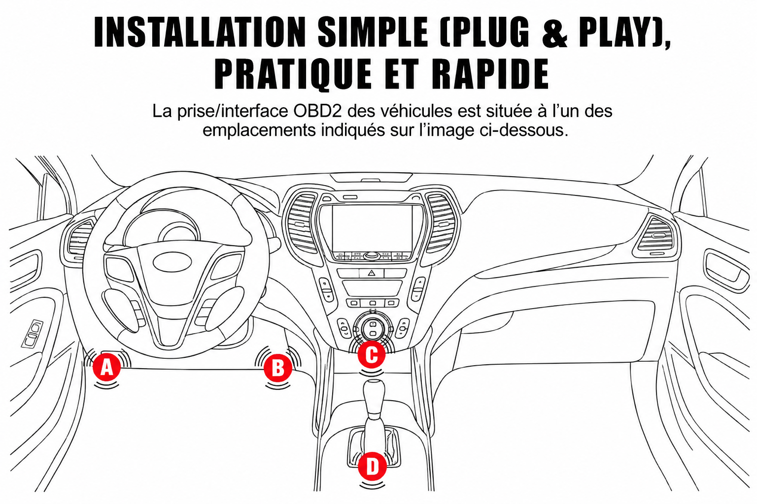 Lecteur Diagnostic OBD2 Bluetooth