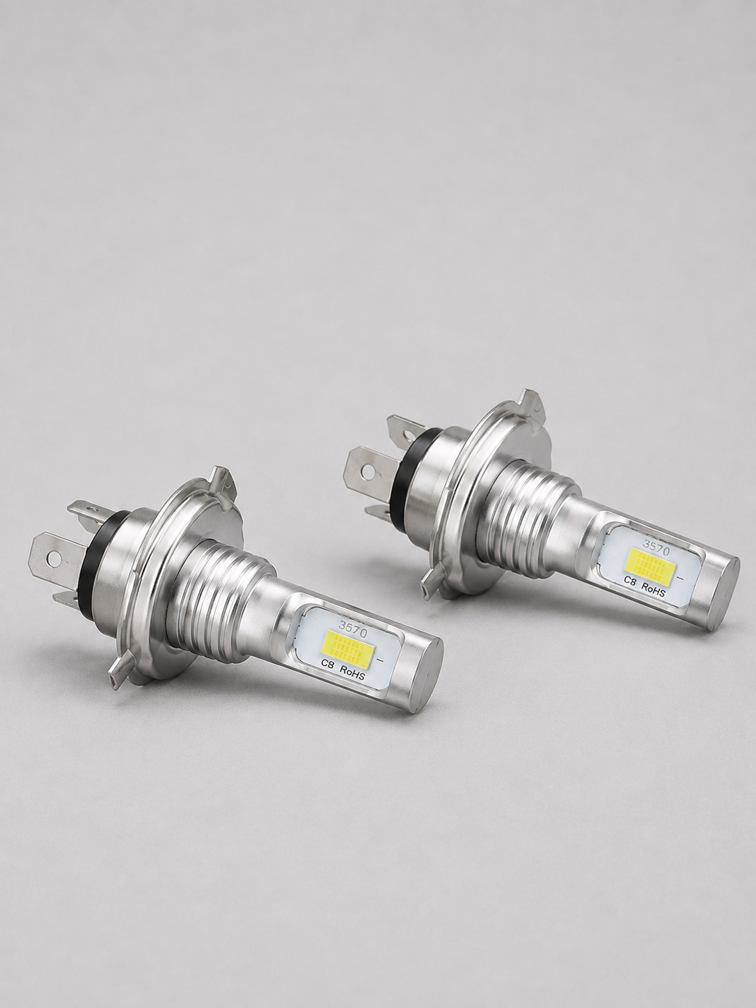 Ampoules LED H4 6000K blanc pur pour phares de voiture