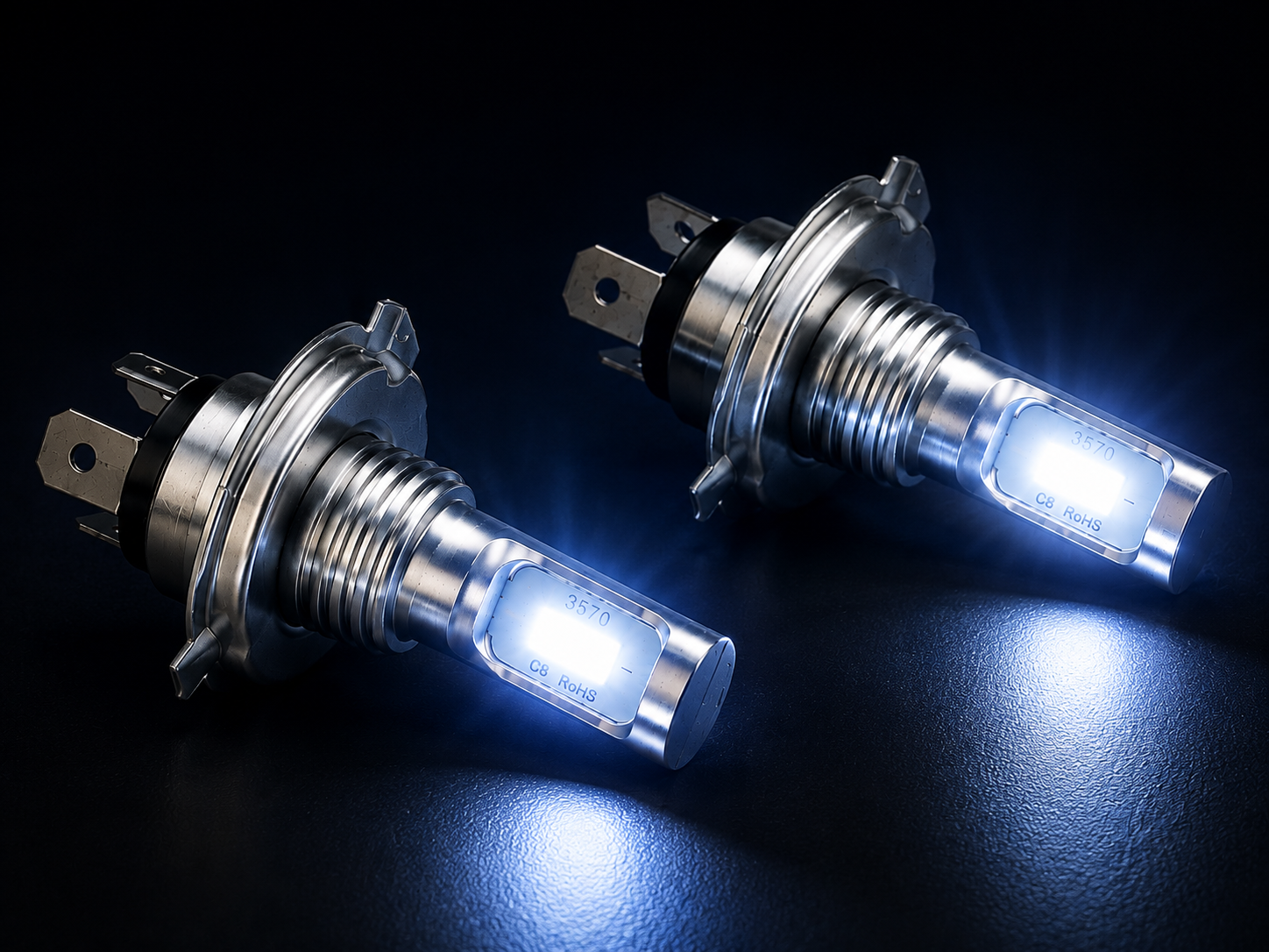 Ampoules LED H4 6000K